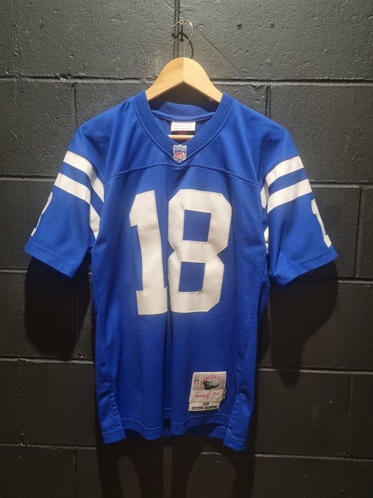 Indianapolis Colts Manning Throwbacks Mitchell and Ness Small