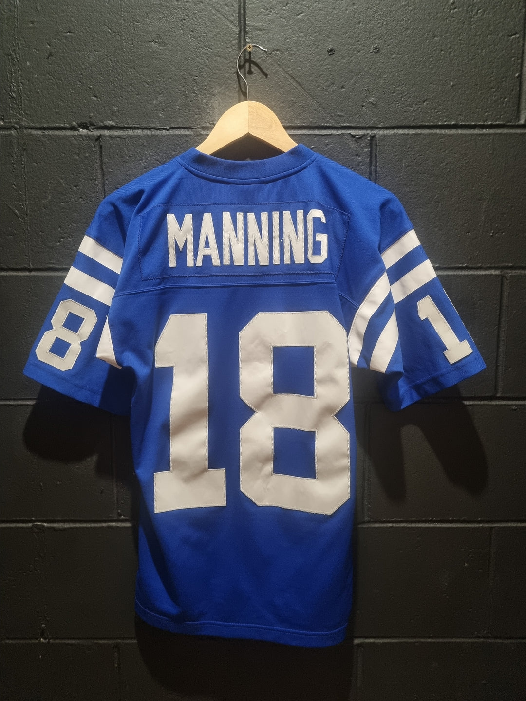 Indianapolis Colts Manning Throwbacks Mitchell and Ness Small