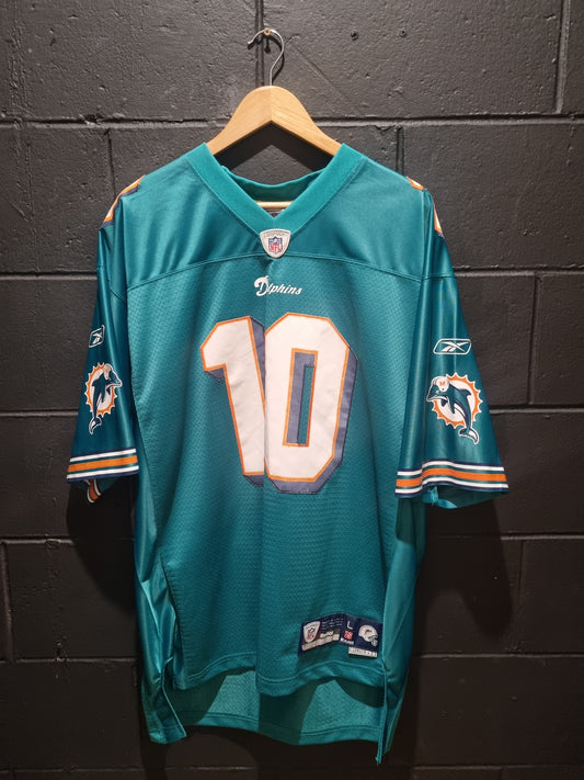 Miami Dolphins Pennington On Field Reebok Large
