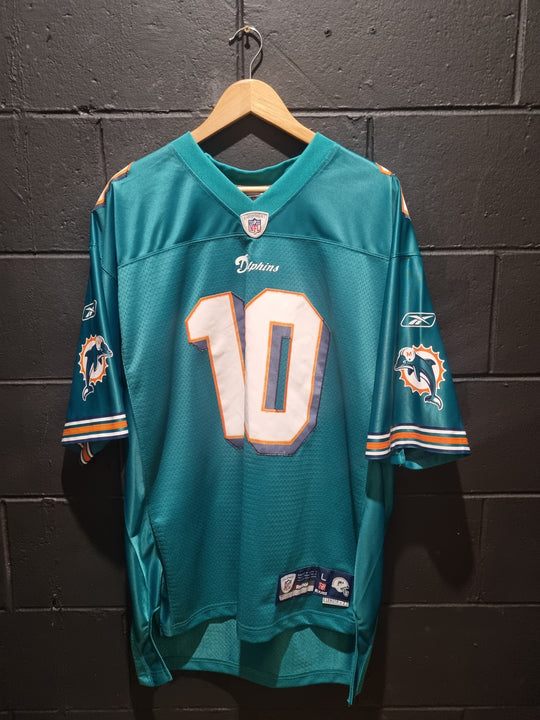 Miami Dolphins Pennington On Field Reebok Large