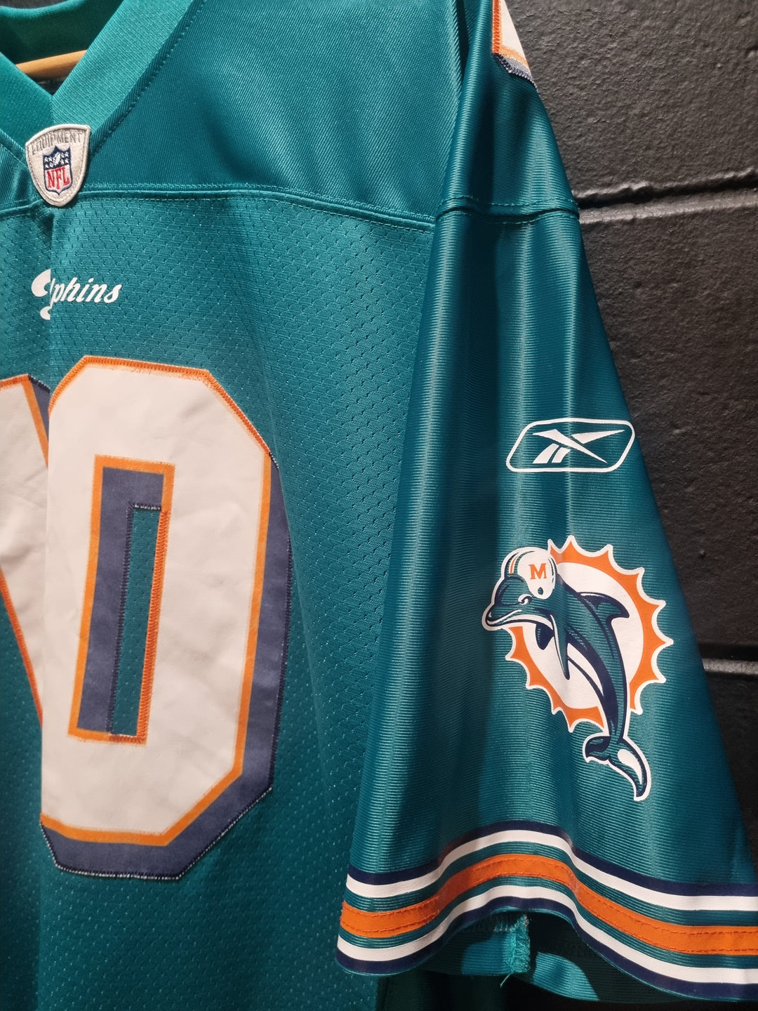 Miami Dolphins Pennington On Field Reebok Large