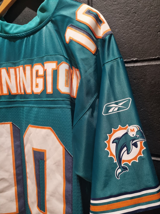 Miami Dolphins Pennington On Field Reebok Large