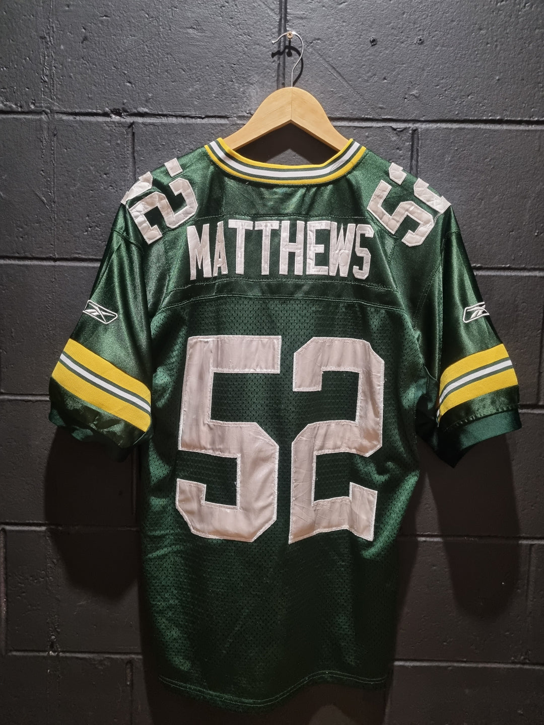 Green Bay Packers Matthews Reebok Small