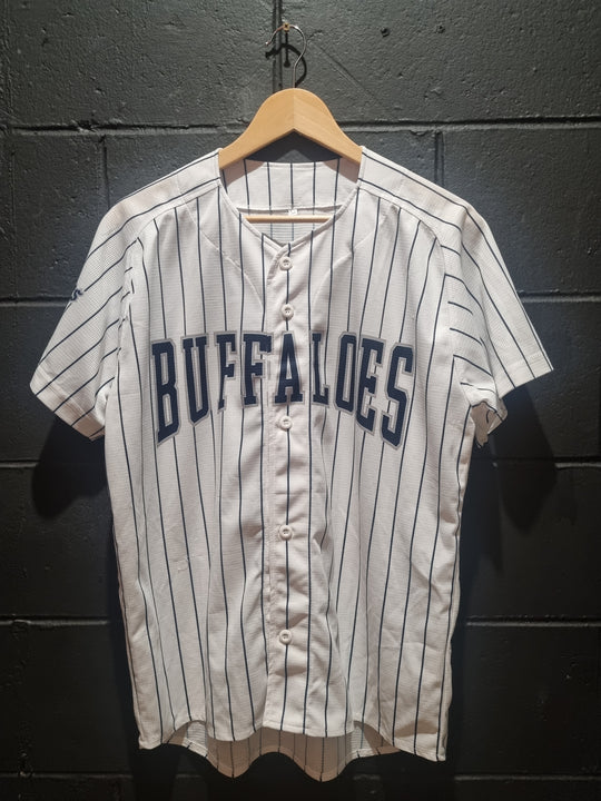 Buffaloes Orix Navy Pin Striped Medium