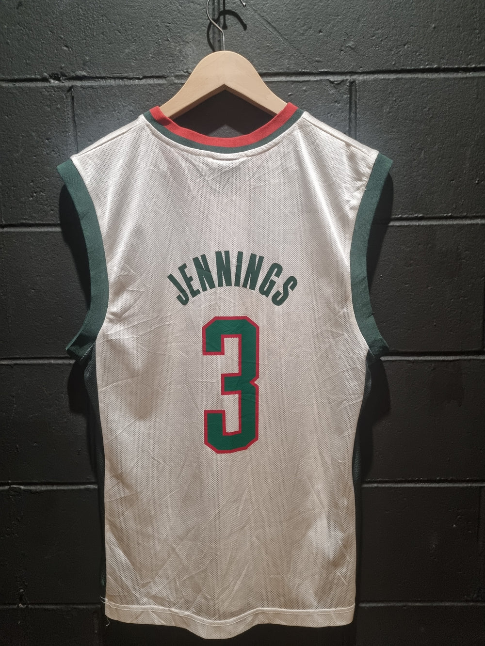 Milwaukee Bucks Jennings Adidas Small