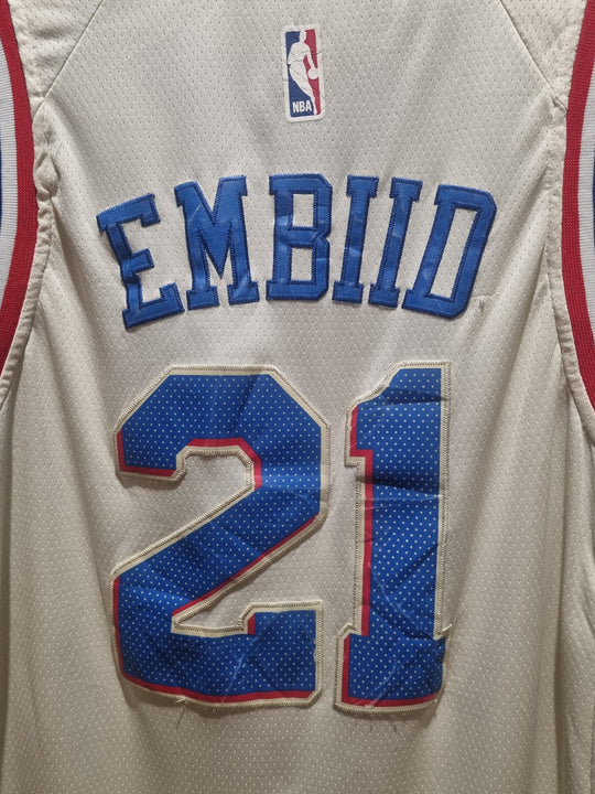 Philadelphia 76ers Embiid Nike Swingman Length +2 Large