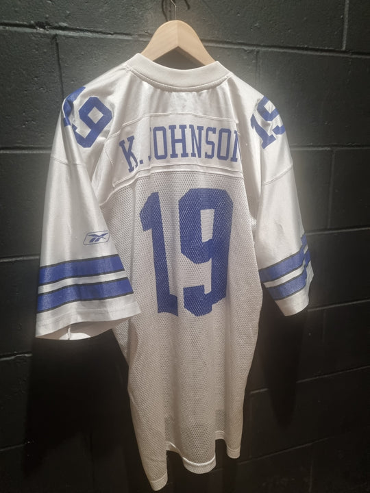 Dallas Cowboys K Johnson Reebok XL