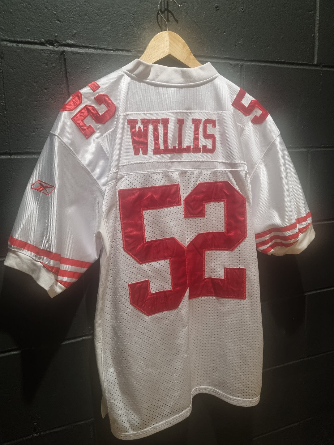 Vintage 49ers Patrick Willis  Reebok Large