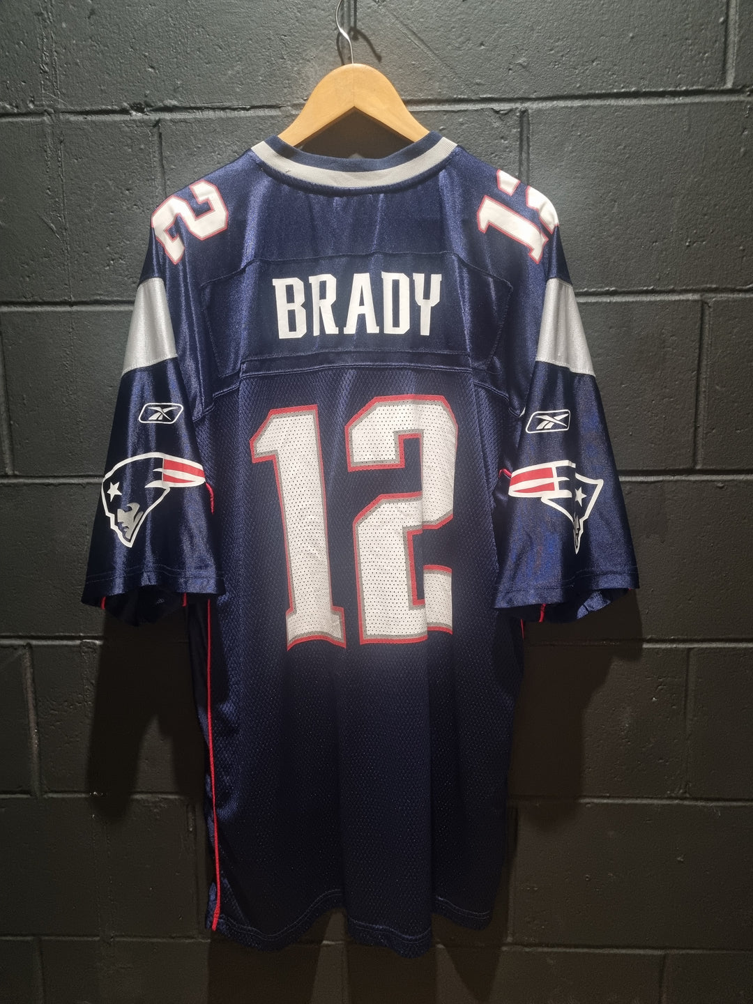 New England Patriots Tom Brady Reebok XL