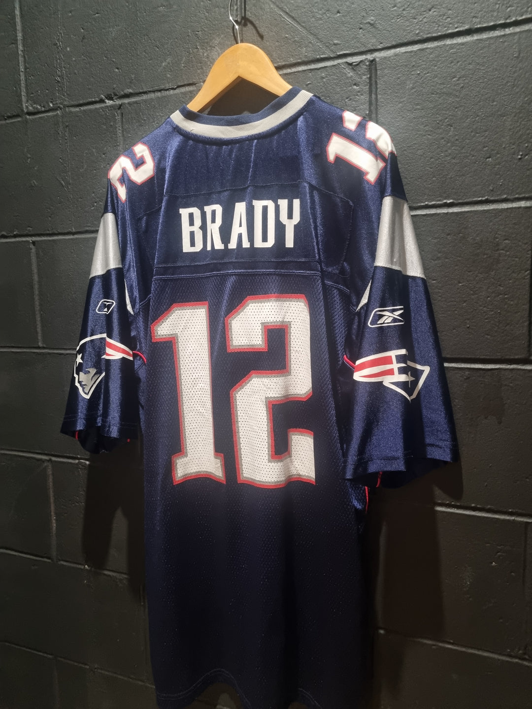 New England Patriots Tom Brady Reebok XL