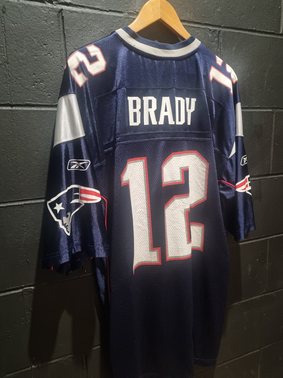 New England Patriots Tom Brady Reebok XL