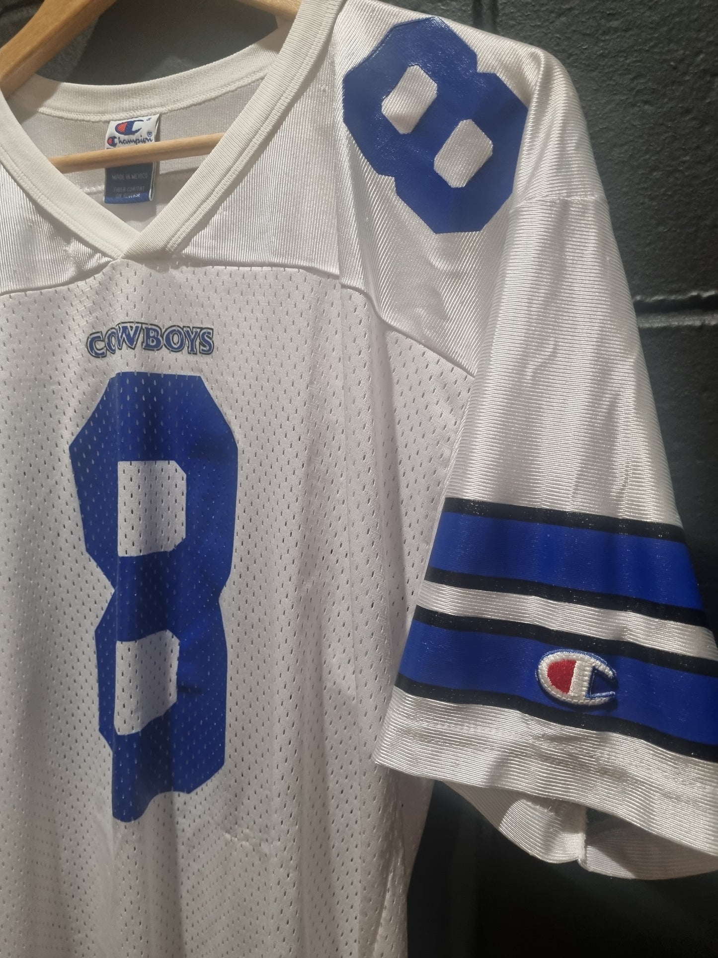 Rare Dallas Cowboys Aikman Champion Made in Mexico Medium