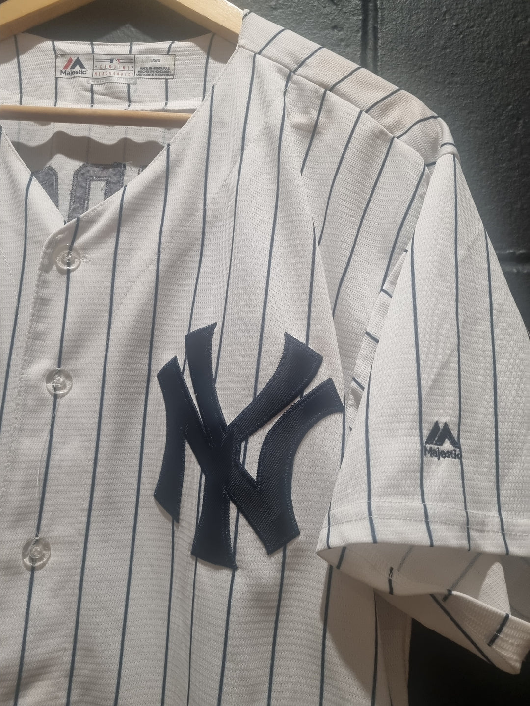 New York Yankees Judge Made in Honduras Majestic Large