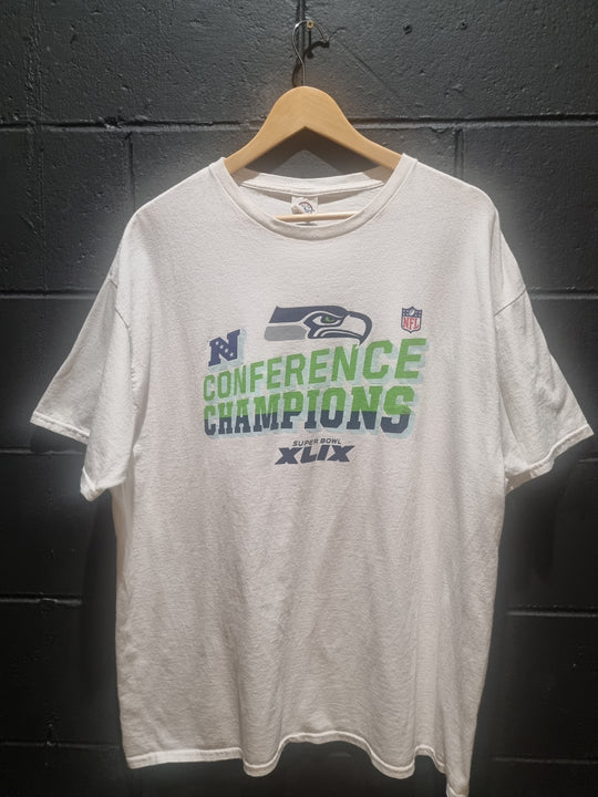 Seattle Seahawks Conference Champions Super Bowl XLIX 2XL