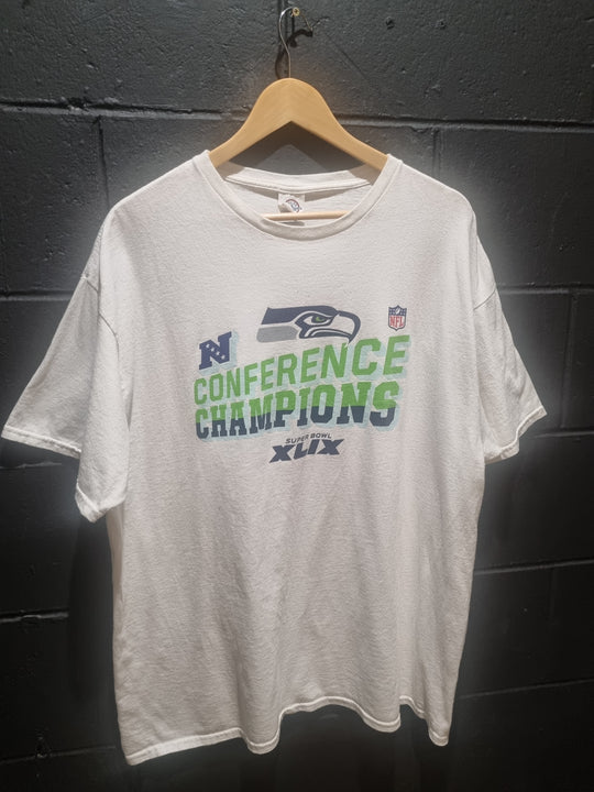 Seattle Seahawks Conference Champions Super Bowl XLIX 2XL