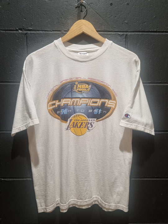 Los Angeles Lakers NBA Finals 2001 Made by Champion Medium