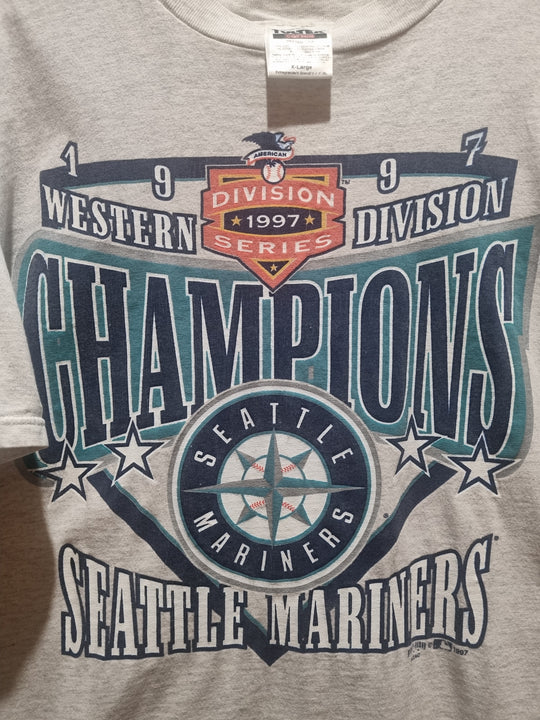 Seattle Mariners Western Division Champions 1997 Made in USA by Tultex XL