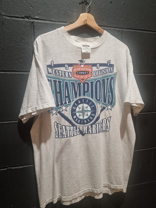 Seattle Mariners Western Division Champions 1997 Made in USA by Tultex XL