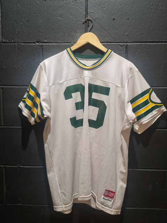 Rare Vintage Green Bay Packers Sand Knit #35 Large