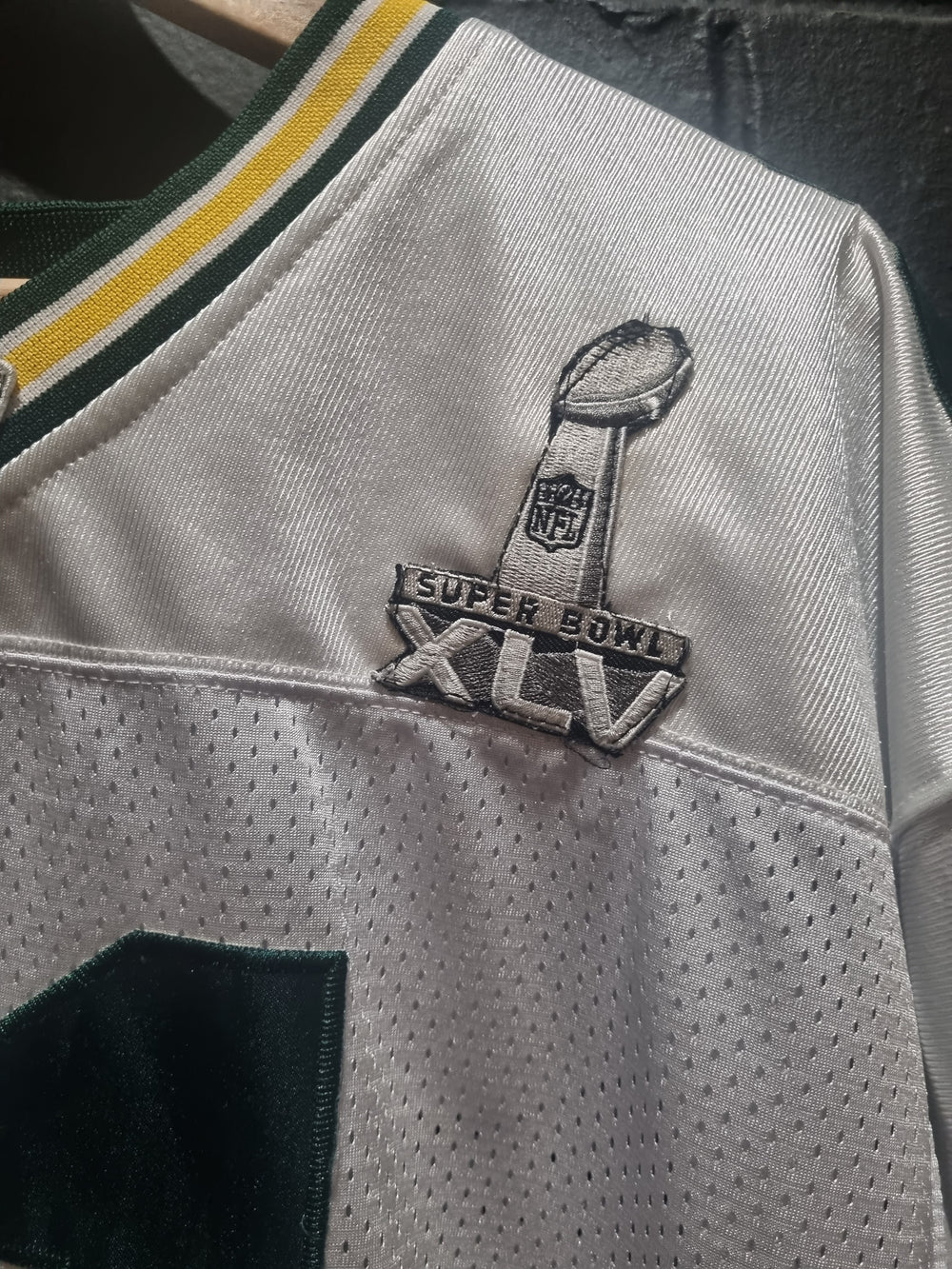 Super Bowl XLV Green Bay Packers Woodson Reebok Large