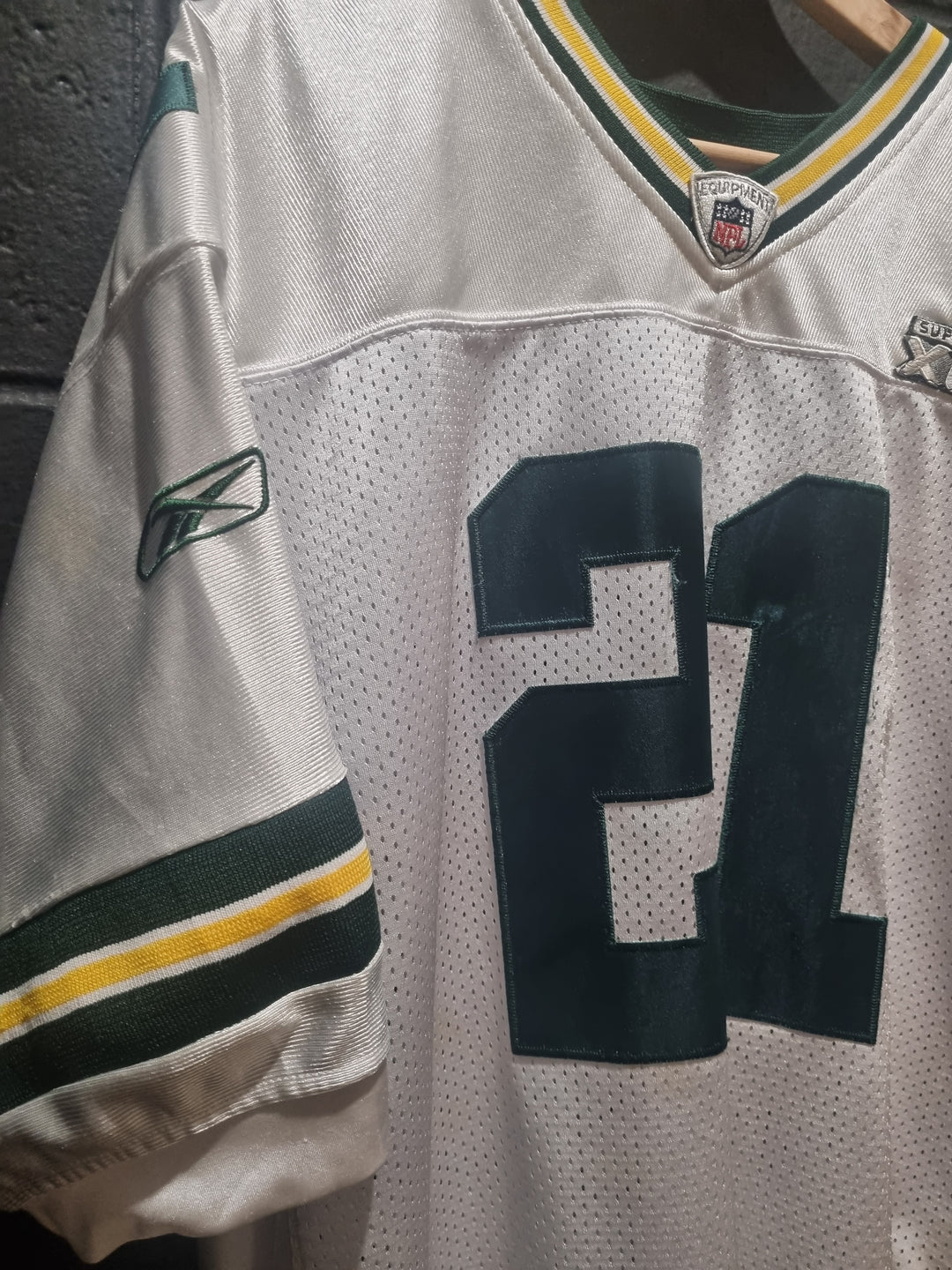 Super Bowl XLV Green Bay Packers Woodson Reebok Large