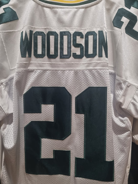 Super Bowl XLV Green Bay Packers Woodson Reebok Large