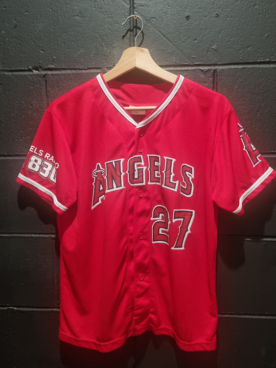 Replica Anaheim Angels Trout Youth XL / Adult Small