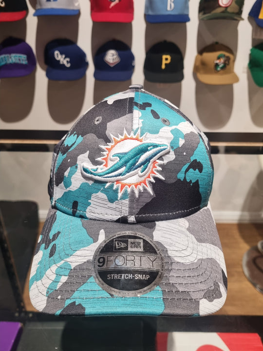 Miami Dolphins Camo New Era 9Forty Stretch - Snap