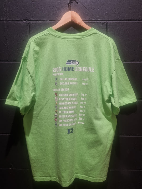 Seattle Seahawks 2006 Home Schedule Made by Gilden XL