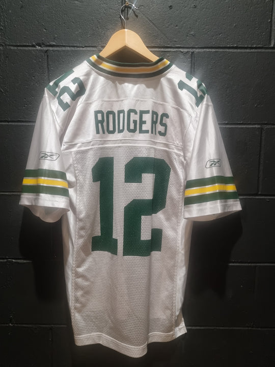 Green Bay Packers Aaron Rodgers On Field Reebok Small