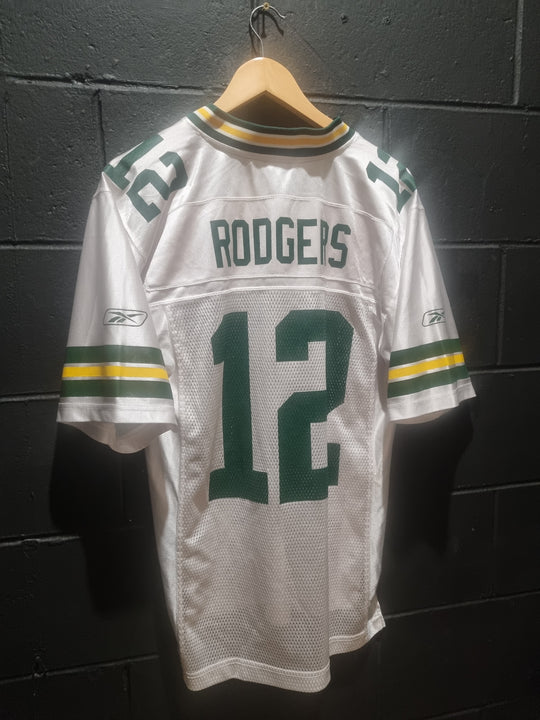 Green Bay Packers Aaron Rodgers On Field Reebok Small