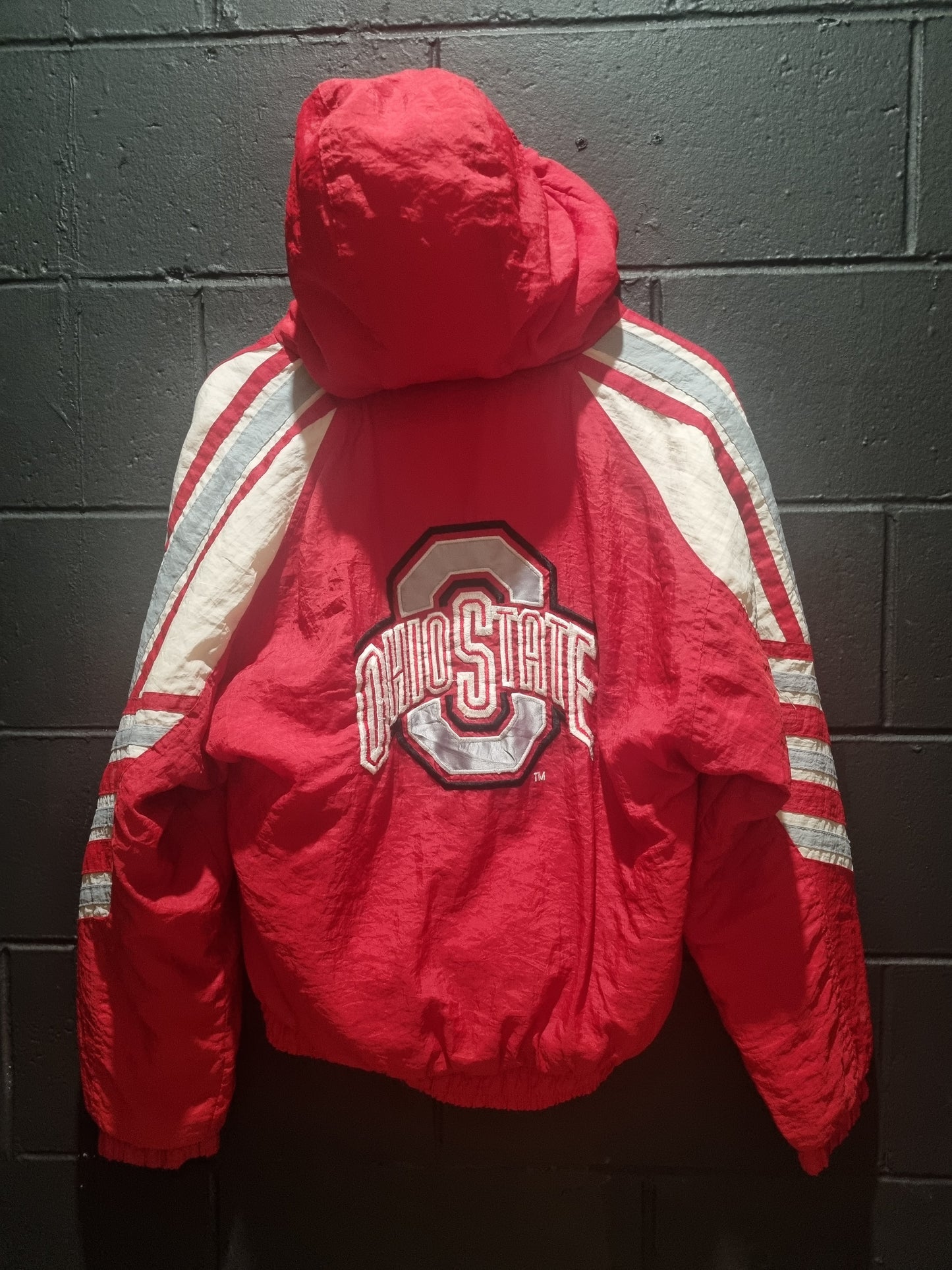 True Vintage Ohio State Buckeyes Starter Oversized Puffer Jacket Medium