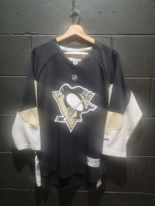 Pittsburgh Penguins Replica Reebok Youth L / XL