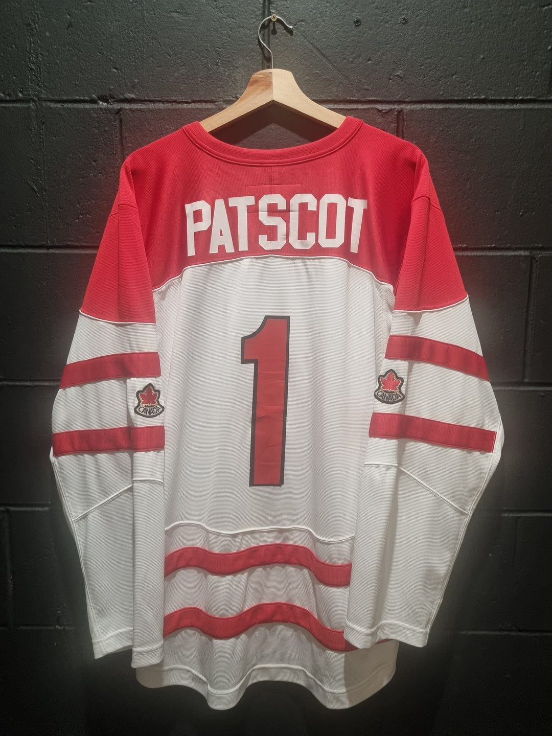 National Canada Team Jersey Player Patscot Large