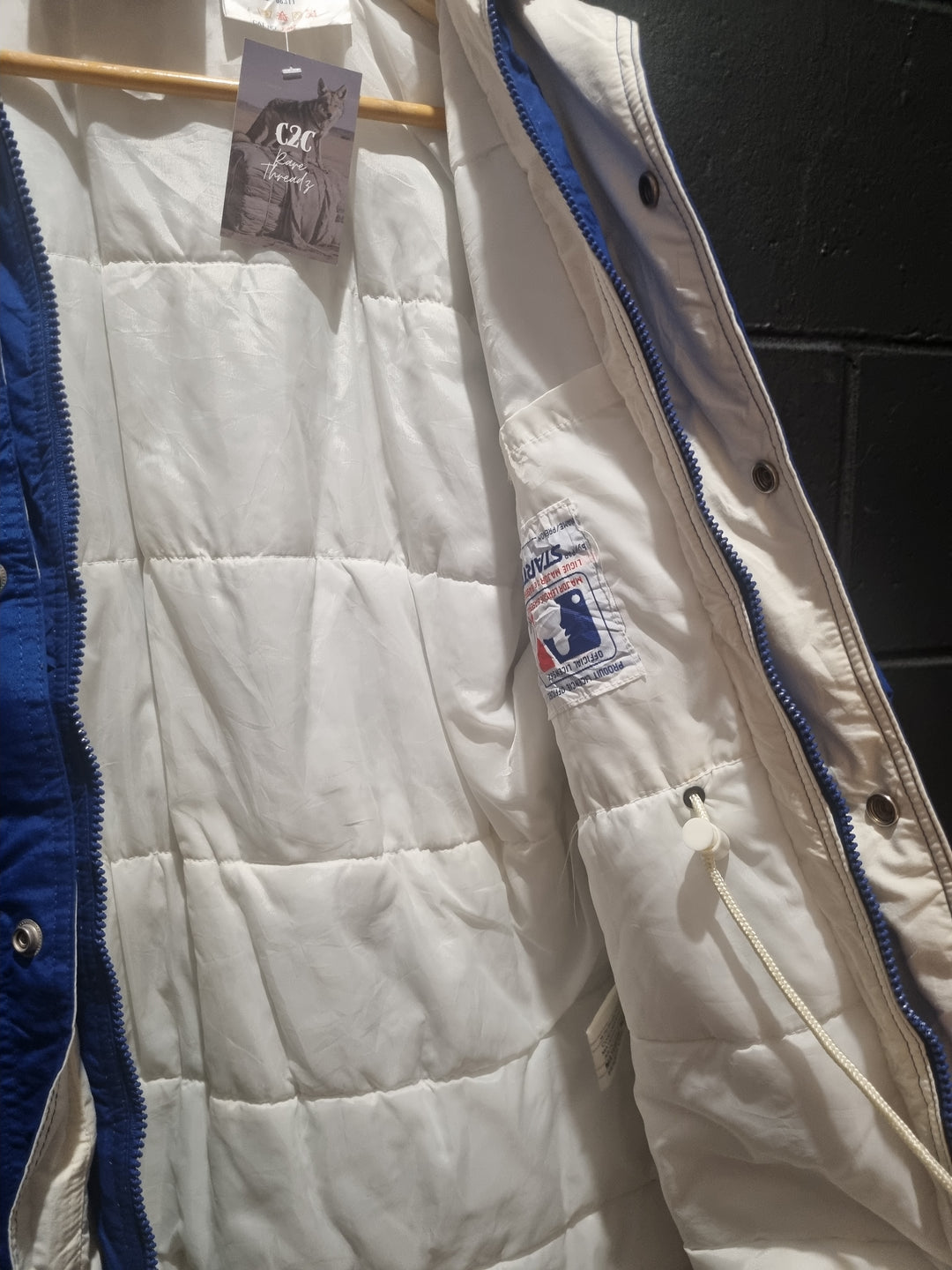 Toronto Blue Jays Replica Starter Puffer Jacket Medium