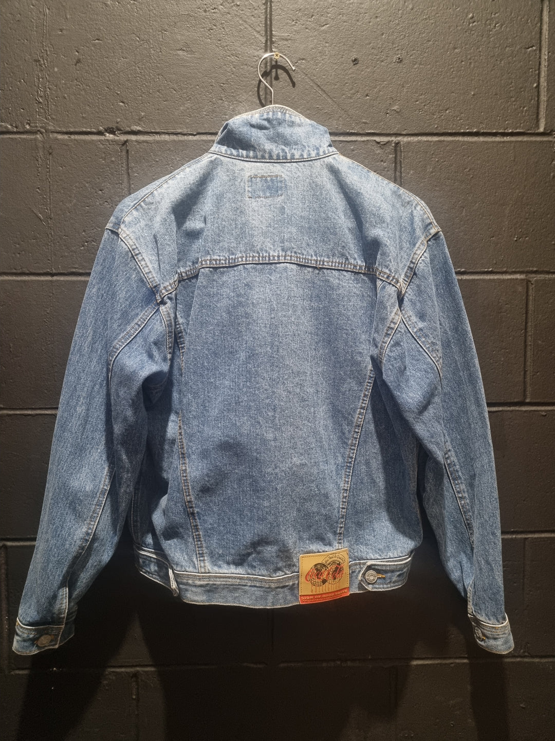 Rare 1992 Indian Motorcycle Coca Cola Denim Jacket Medium