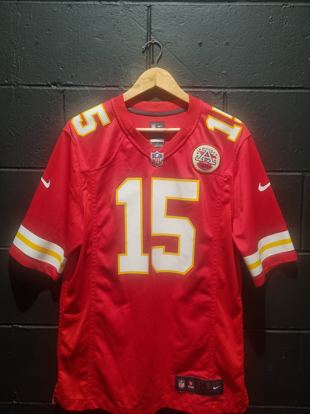 Kansas City Chiefs Patrick Mahomes Red On Field Nike Medium