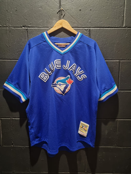 Mitchell & Ness Joe Carter Royal Toronto Blue Jays 1993 Authentic Cooperstown Collection Mesh Batting Practice Jersey XL