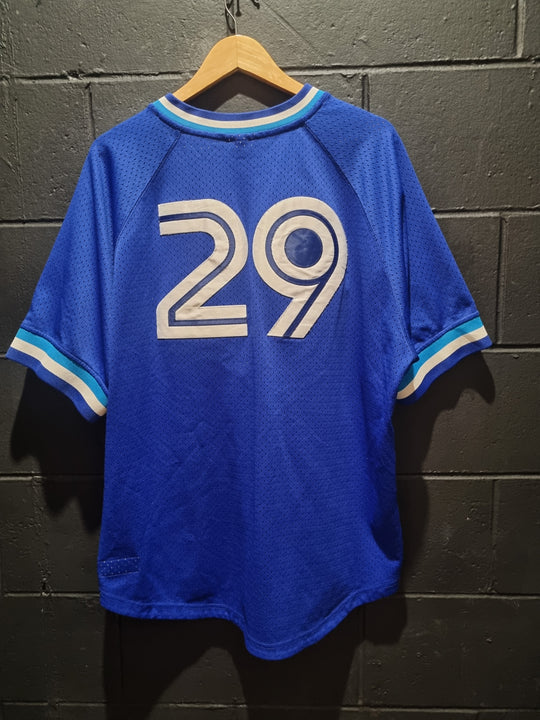 Mitchell & Ness Joe Carter Royal Toronto Blue Jays 1993 Authentic Cooperstown Collection Mesh Batting Practice Jersey XL