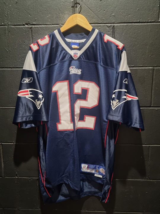 New England Patriots Tom Brady Reebok +2 Length Large