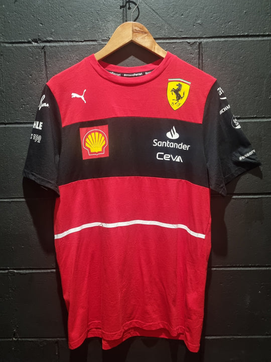 Charles LeClerc Formula 1 Ferrari Puma Shirt Medium