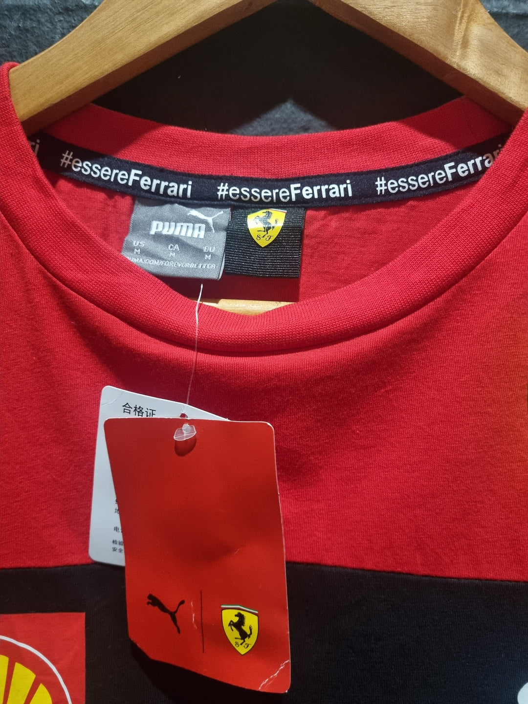 Charles LeClerc Formula 1 Ferrari Puma Shirt Medium