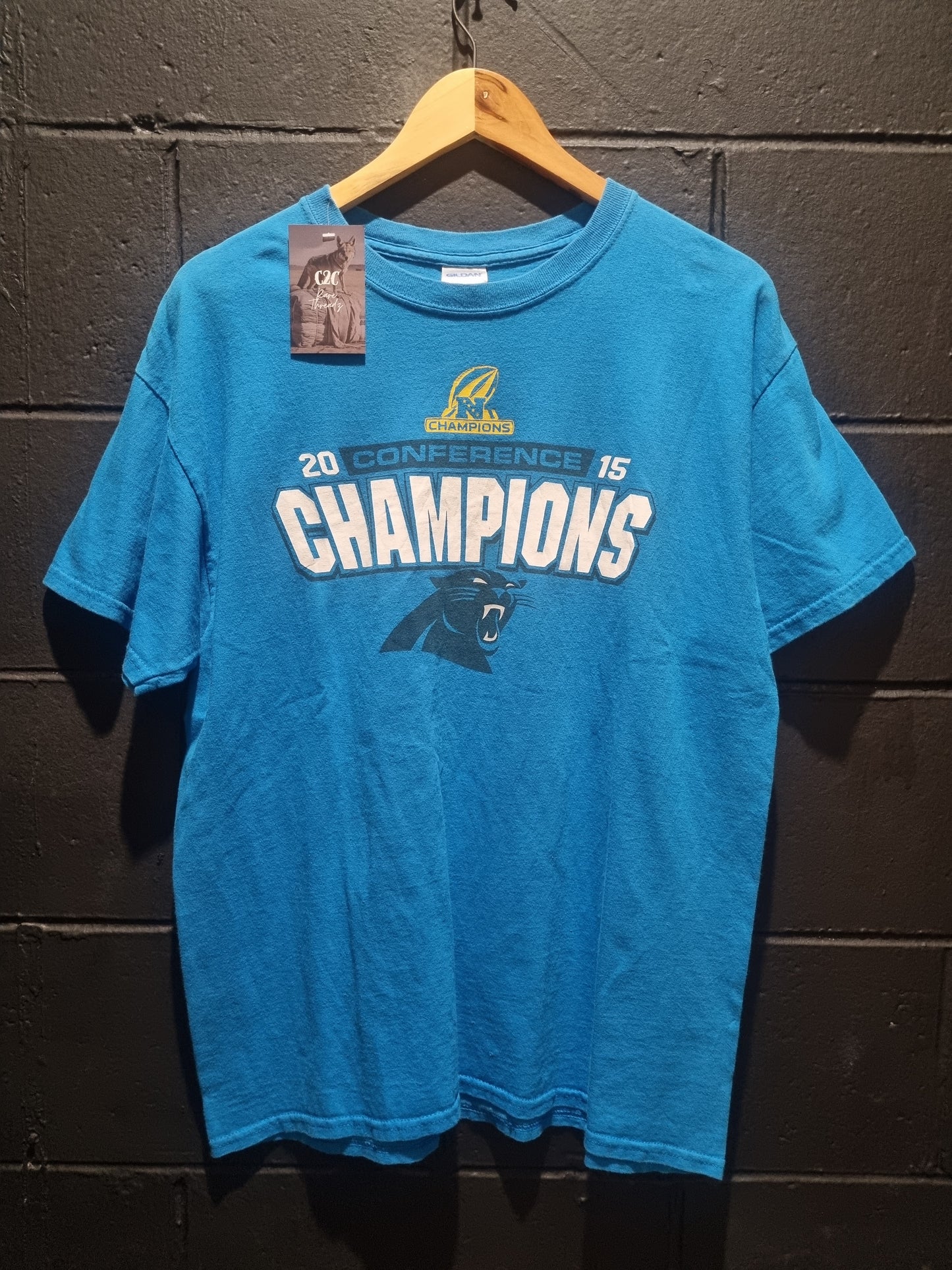 Carolina Panthers 2015 Conference Champions Made by Gilden Large