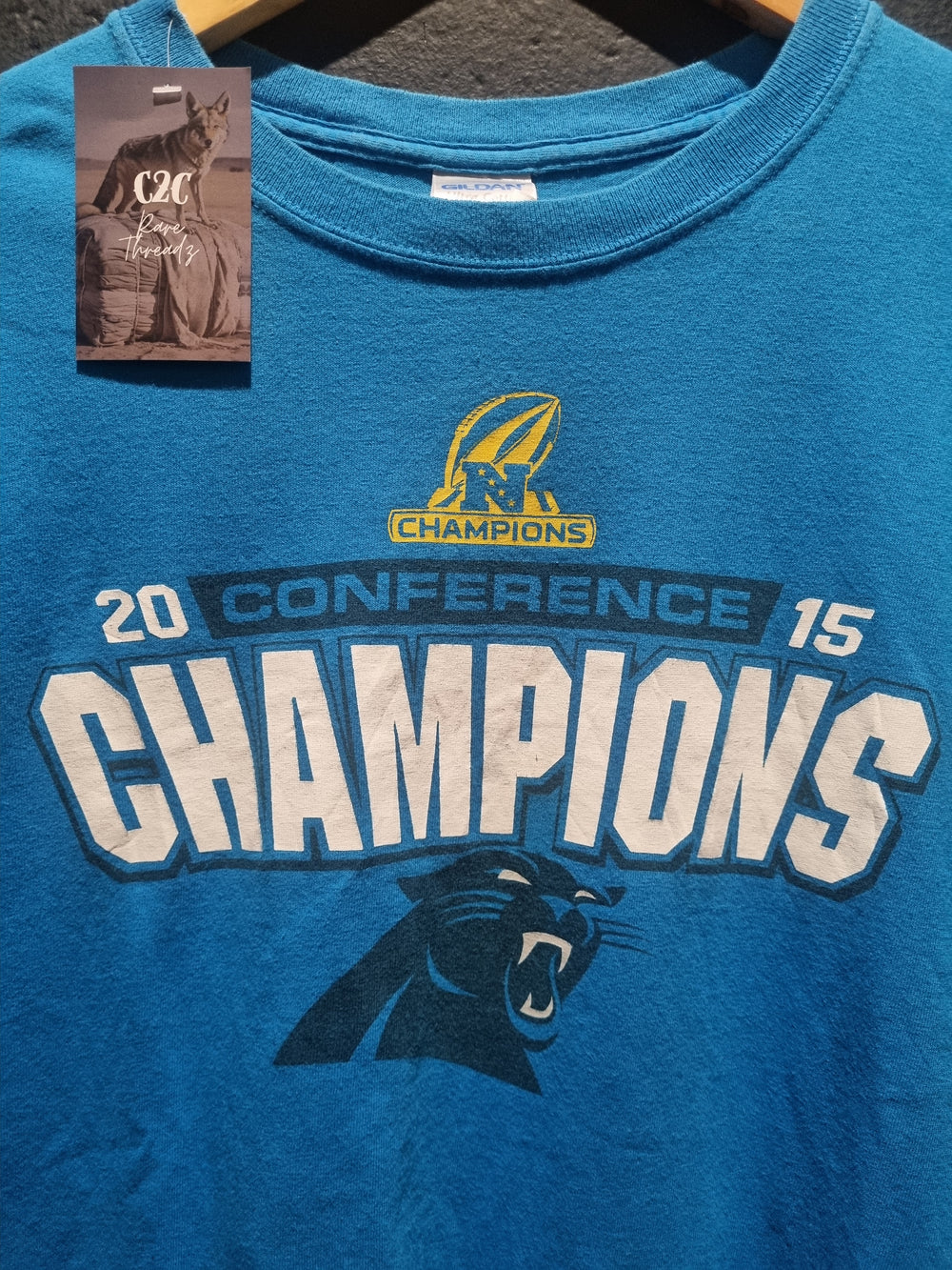 Carolina Panthers 2015 Conference Champions Made by Gilden Large