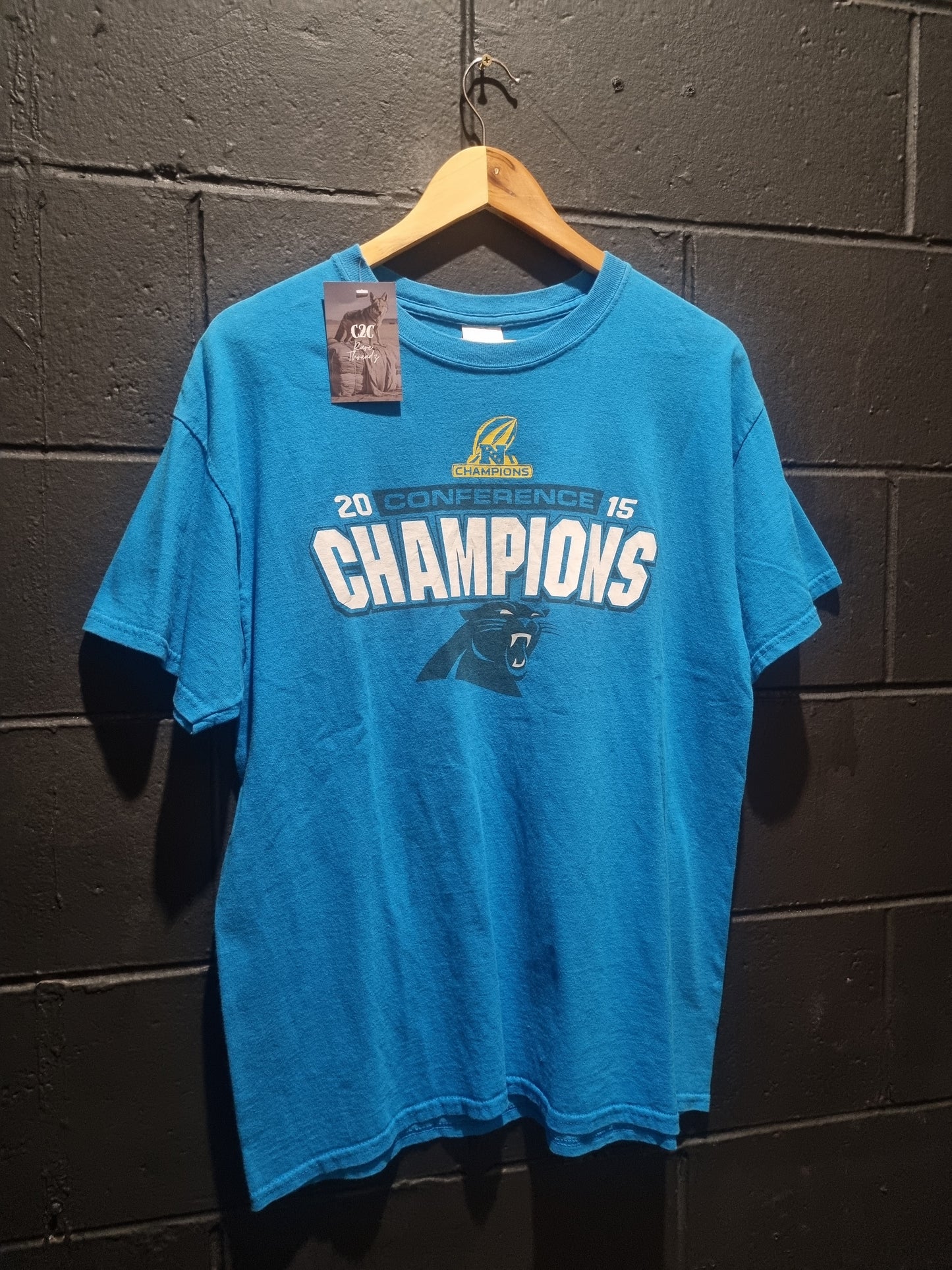 Carolina Panthers 2015 Conference Champions Made by Gilden Large