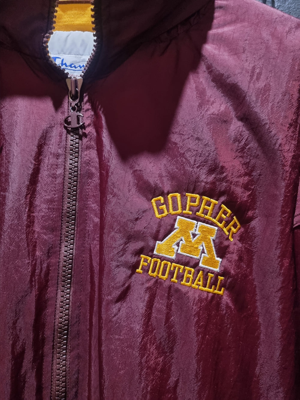 Minnesota Golden Gopher Football Champion Heavy Weight Oversized Jacket 2XL