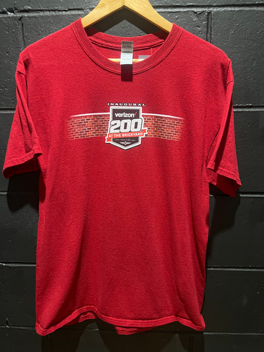 Verizon 200 at the brickyard 2021 T-shirt Large