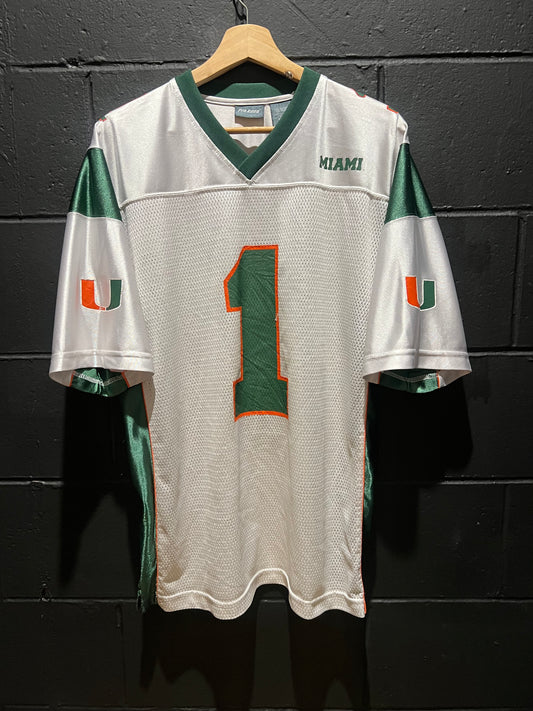 Miami Hurricanes NCAA #1 Jersey Medium
