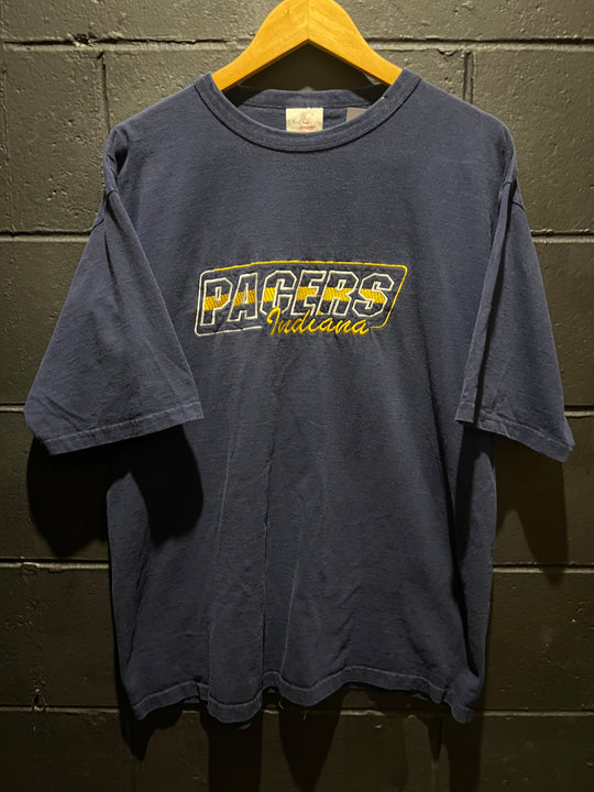 Indiana Pacers Logo Athletic  NBA T-shirt XL