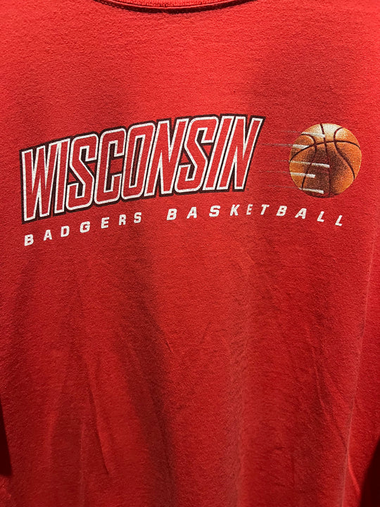 Starter Wisconsin Badgers Basketball T-shirt XL